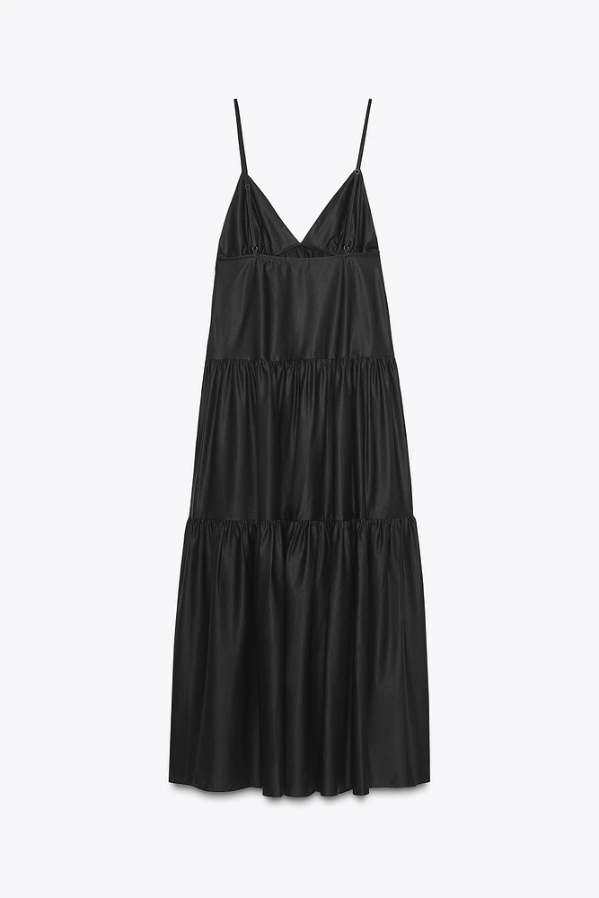 PANELED MIDI DRESS