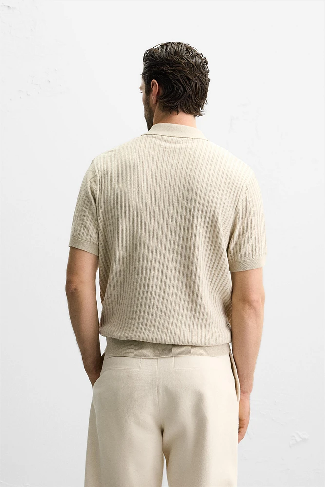 POLO EN MAILLE CôtelÉE