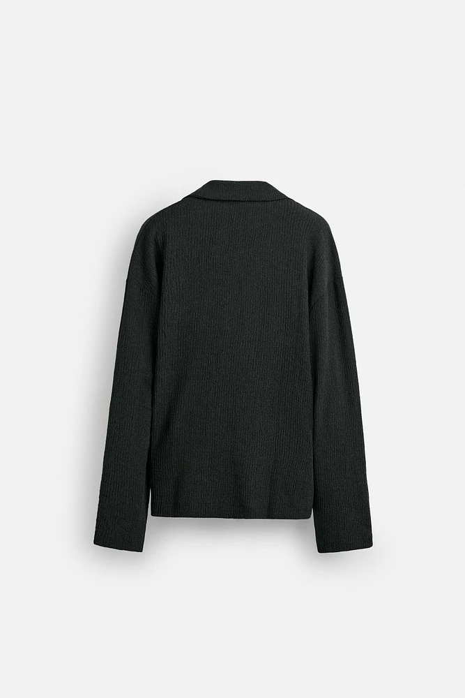 CHEMISE RELAXED FIT STRUCTURÉE