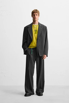 REMOVABLE COLLAR SUIT BLAZER