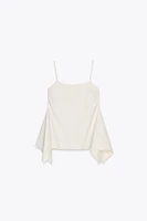 TOP PÉPLUM ASYMÉTRIQUE
