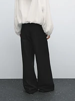 Lyocell palazzo trousers