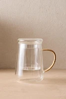 INFUSER GLASS MUG