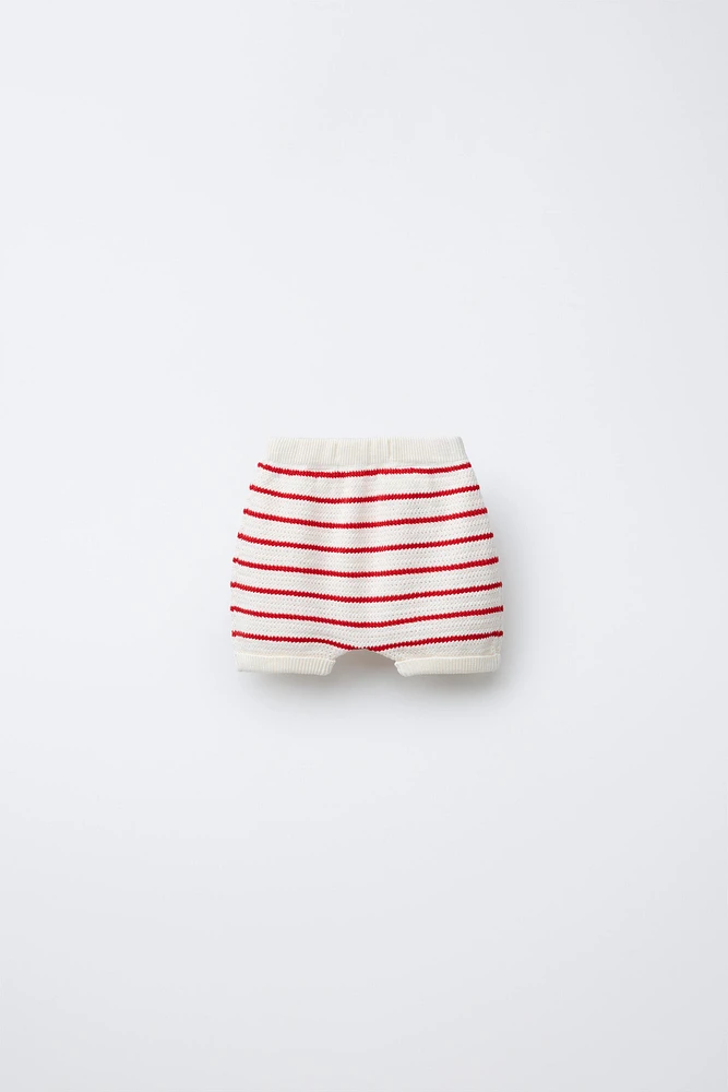 BLOOMER EN MAILLE À RAYURES
