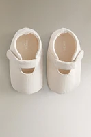CHAUSSONS BALLERINES TISSU