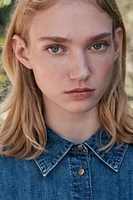 Z1975 BELTED DENIM SHIRT