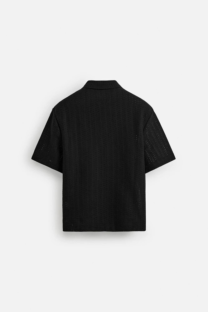 GEOMETRIC JACQUARD SHIRT