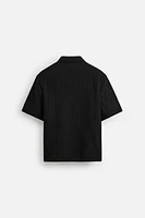 GEOMETRIC JACQUARD SHIRT