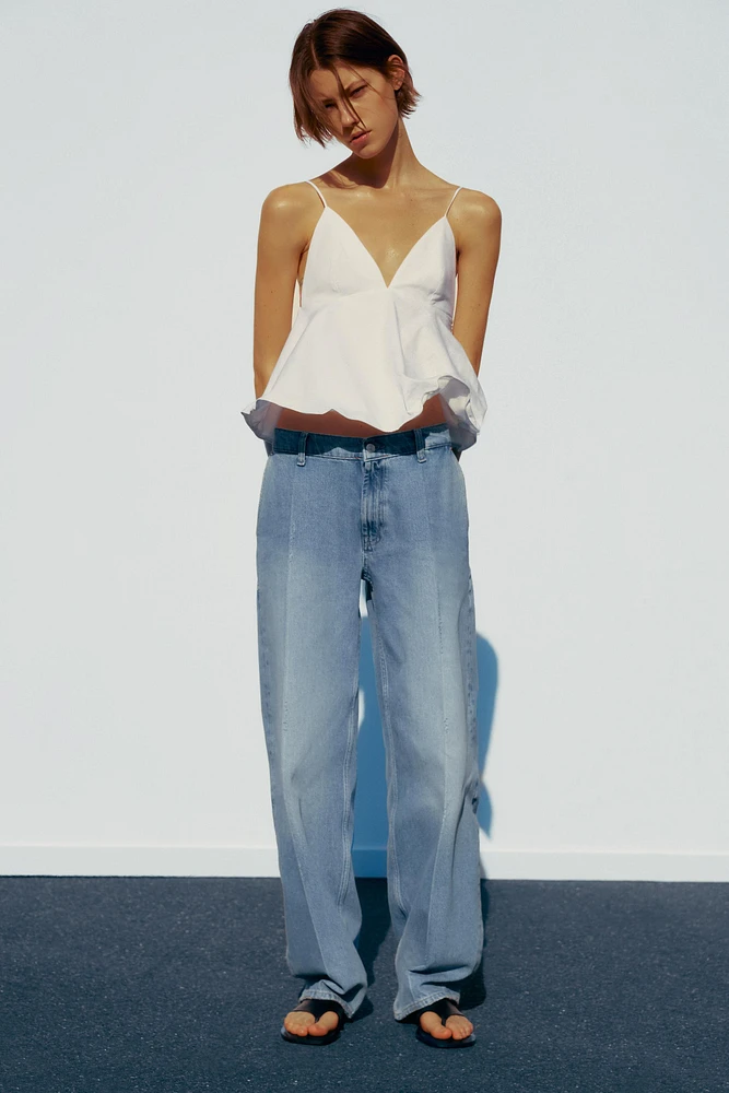 ADJUSTABLE TIE STRAP TOP