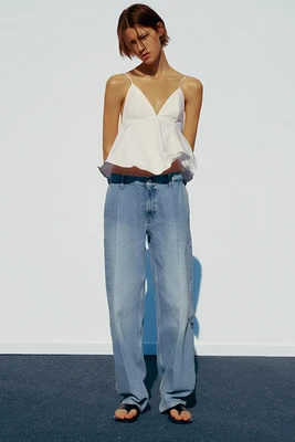 ADJUSTABLE TIE STRAP TOP