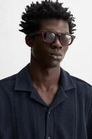 CHEMISE EN JACQUARD À RAYURES