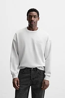 SWEAT RAS DU COU À PIÈCE