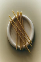 SET OF DECORATIVE CYLINDRICAL THIN TAPER CANDLES (SET OF 10)