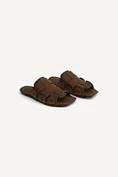 SANDALES EN CUIR À BRIDES LIMITED EDITION