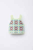 TOP EN MAILLE CROCHET