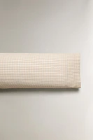 DYED THREAD CHECK PILLOWCASE