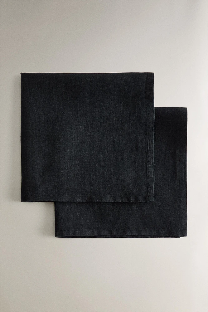 FADED LINEN NAPKINS (SET OF 2)