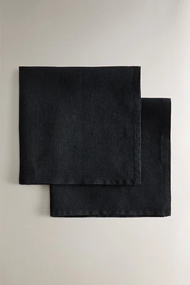 FADED LINEN NAPKINS (SET OF 2)