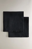 FADED LINEN NAPKINS (SET OF 2)