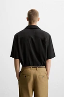 WRINKLED JACQUARD SHIRT