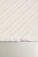 DIAGONAL STRIPED BATH MAT