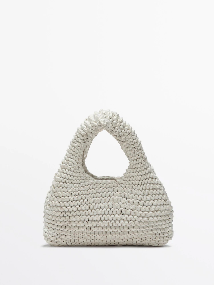 Mini-sac crochet croûte de cuir - Limited Edition