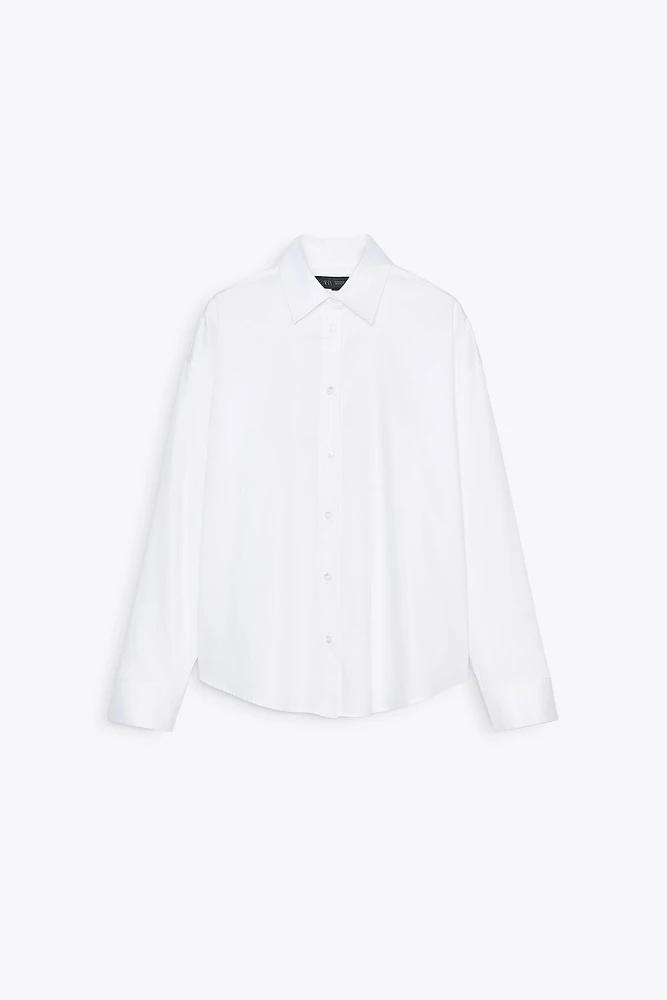 CHEMISE OVERSIZE EN POPELINE ZW COLLECTION