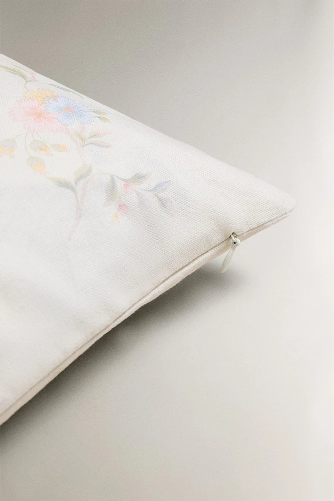 HOUSSE DE COUSSIN IMPRIMÉ FLORAL