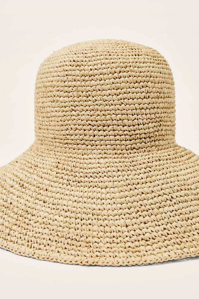 LIMITED EDITION RAFFIA BUCKET HAT