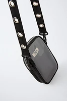 STUDDED CELL PHONE BAG