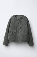 WASHED QUILTED JACKET