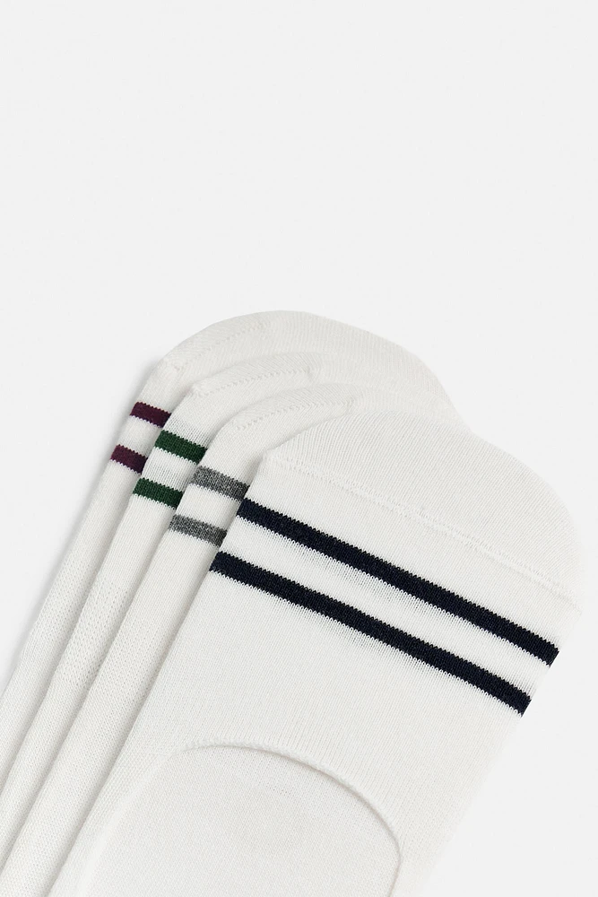 4 PACK OF NO-SHOW SOCKS