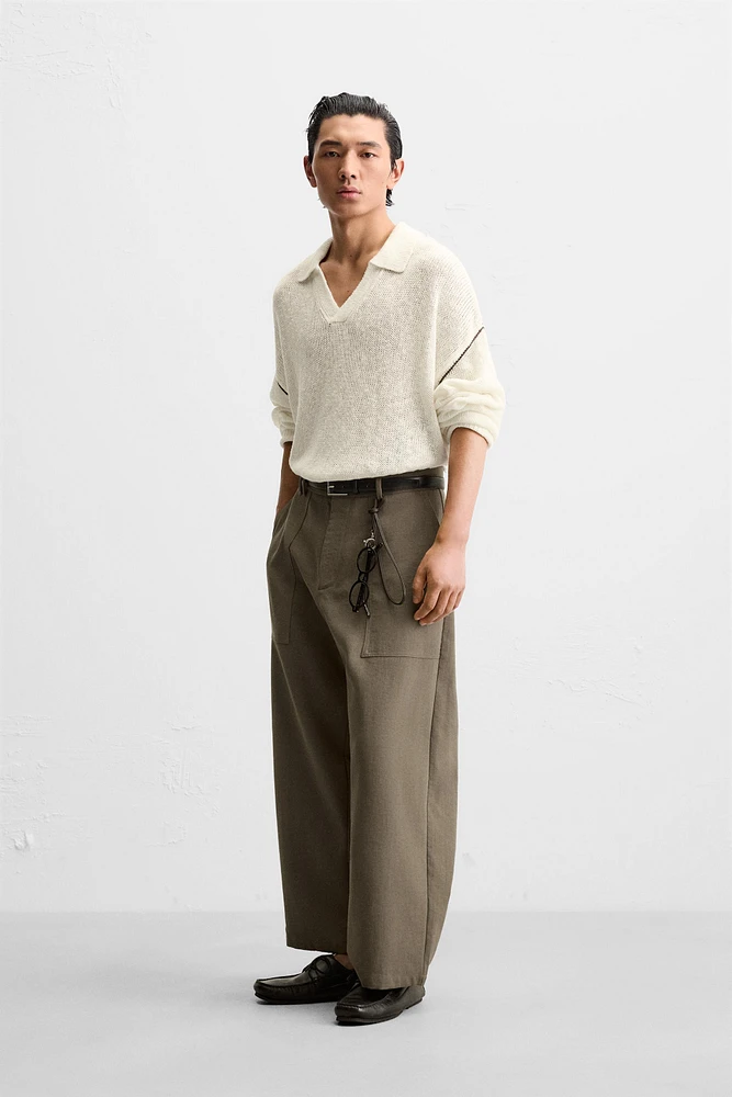 PANTALON RELAXED FIT À POCHES