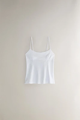 COTTON JERSEY TOP