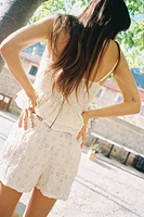 EMBROIDERED SHORTS