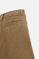 BERMUDA REGULAR FIT TEXTURÉ