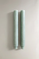 SET OF DECORATIVE STRAIGHT TAPER CANDLES (SET 2)