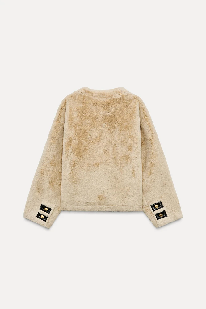 VESTE EFFET FOURRURE ZW COLLECTION