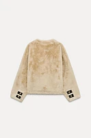 VESTE EFFET FOURRURE ZW COLLECTION