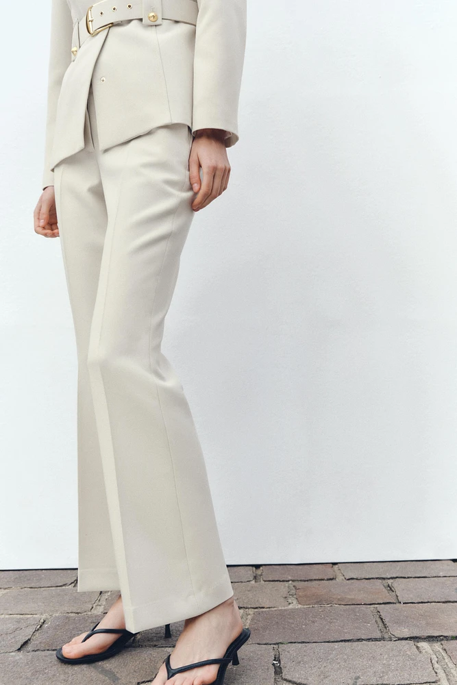 PANTALON DROIT TAILLE HAUTE