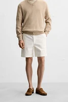 CANVAS TEXTURED SHORTS