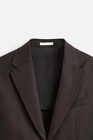 100% LINEN SUIT BLAZER