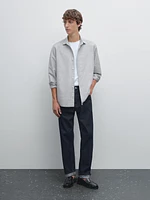 Chemise regular fit chinée
