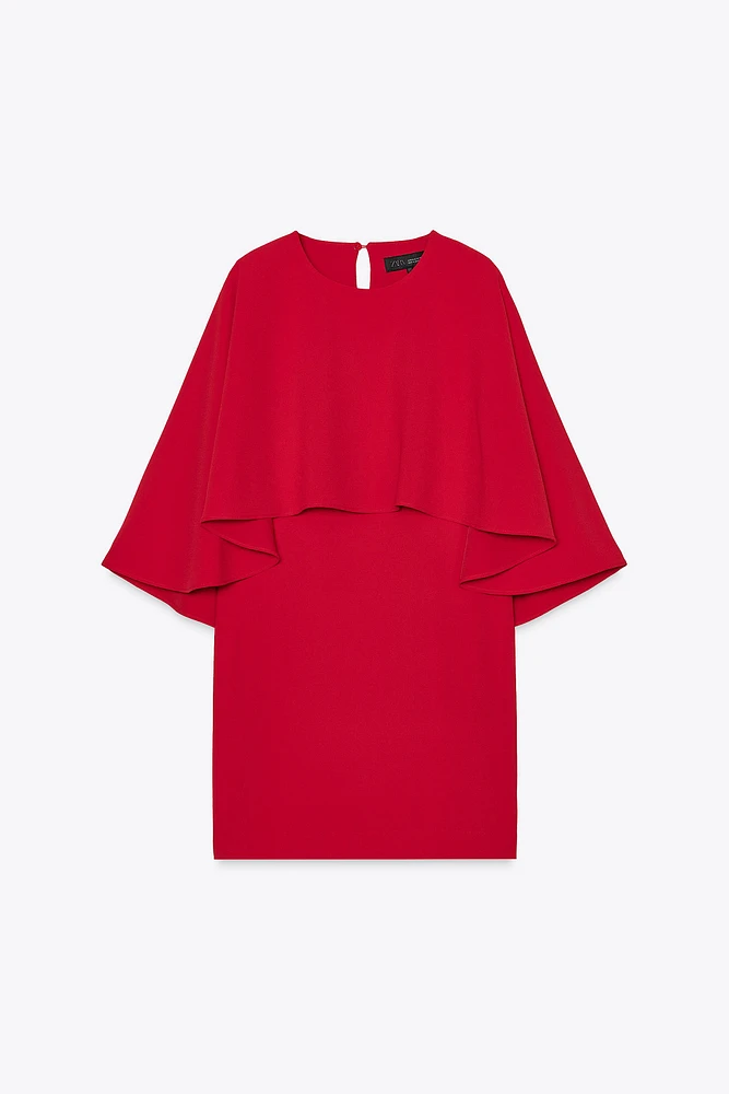 ZW COLLECTION SHORT CAPE DRESS