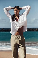 PANTALON À TAILLE ÉLASTIQUE
