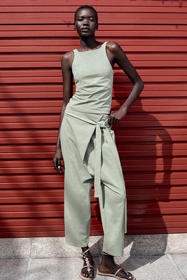 WASHED PLEAT TOP