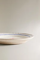 ASSIETTE À PAIN GRÈS POISSON