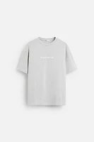T-SHIRT À MESSAGE IMPRIMÉ