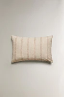 DYED THREAD STRIPED PILLOWCASE