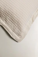 HOUSSE DE COUSSIN ENFANT CARREAUX